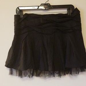 Adorable black mini skirt